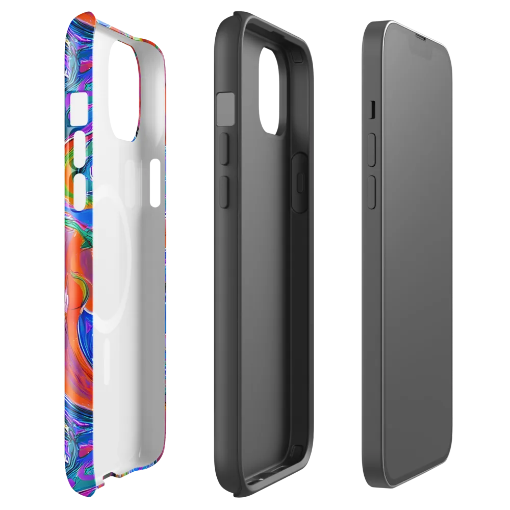 Liquid Spectrum on MagSafe Tough Case for iPhone® — Front