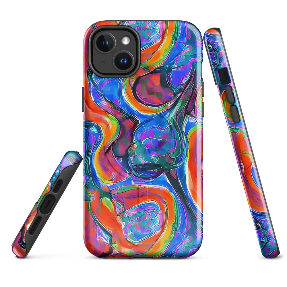 Liquid Spectrum on MagSafe Tough Case for iPhone® — Front