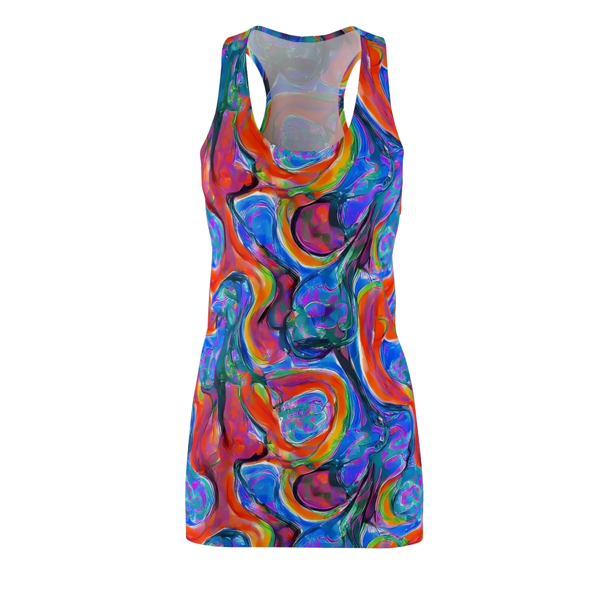 Liquid Spectrum on Racerback Dress — Front