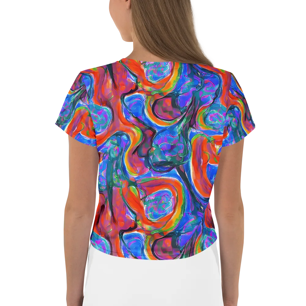 Liquid Spectrum on Crop Tee — Back