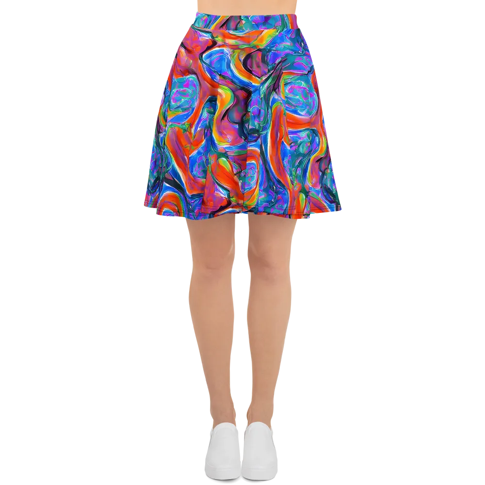 Liquid Spectrum on Skater Skirt — Front