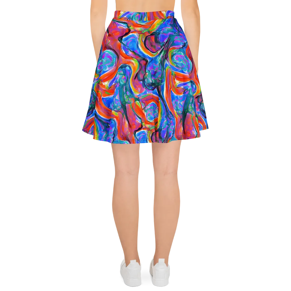 Liquid Spectrum on Skater Skirt — Back