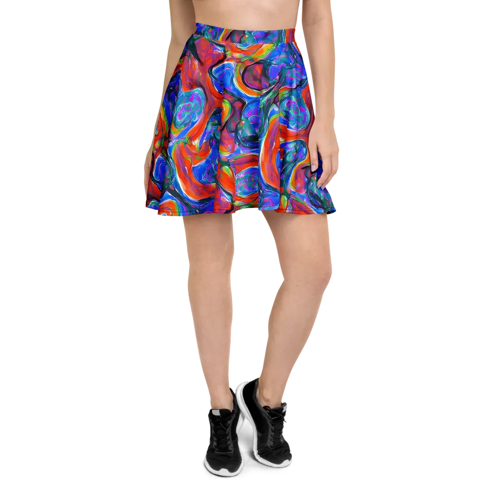 Liquid Spectrum on Skater Skirt — Front
