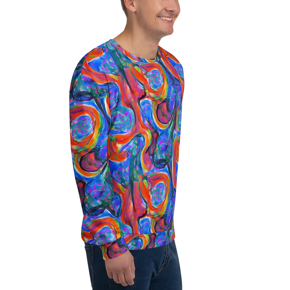 Liquid Spectrum on Sweatshirt — Right Front
