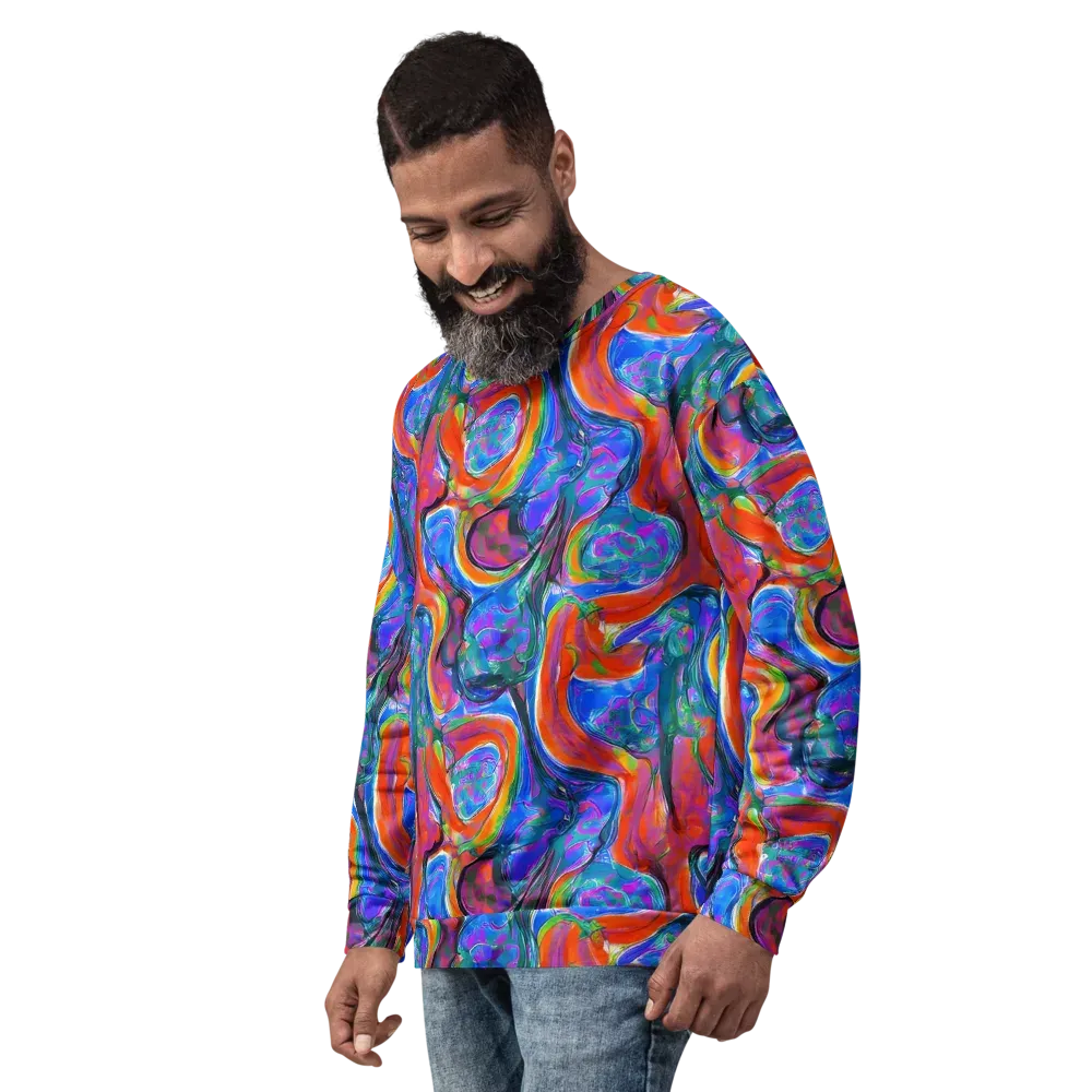 Liquid Spectrum on Sweatshirt — Left Front