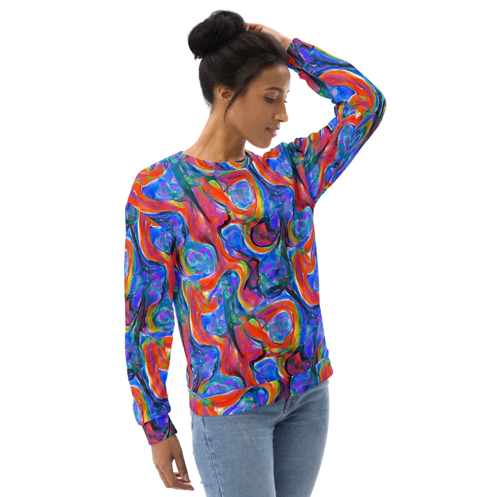 Liquid Spectrum on Sweatshirt — Right Front