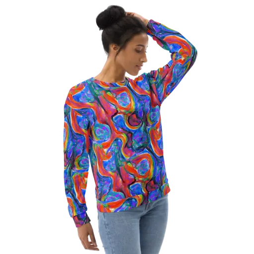 Liquid Spectrum on a Sweatshirt
