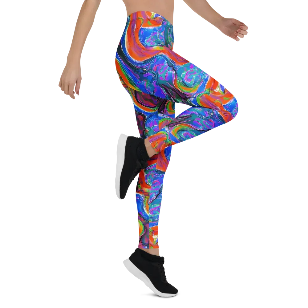 Liquid Spectrum on Leggings — Right