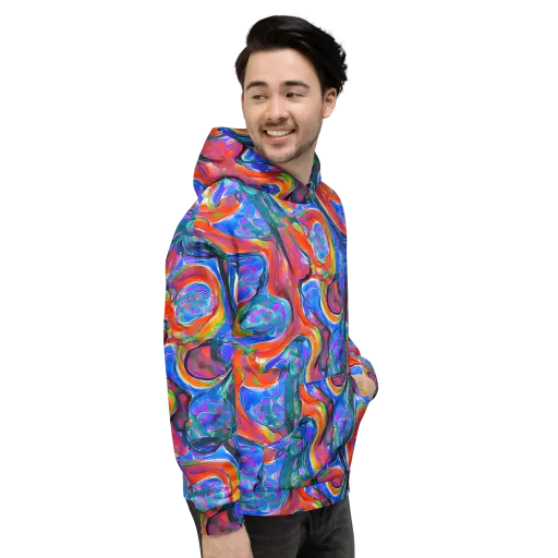 Liquid Spectrum on a Hoodie