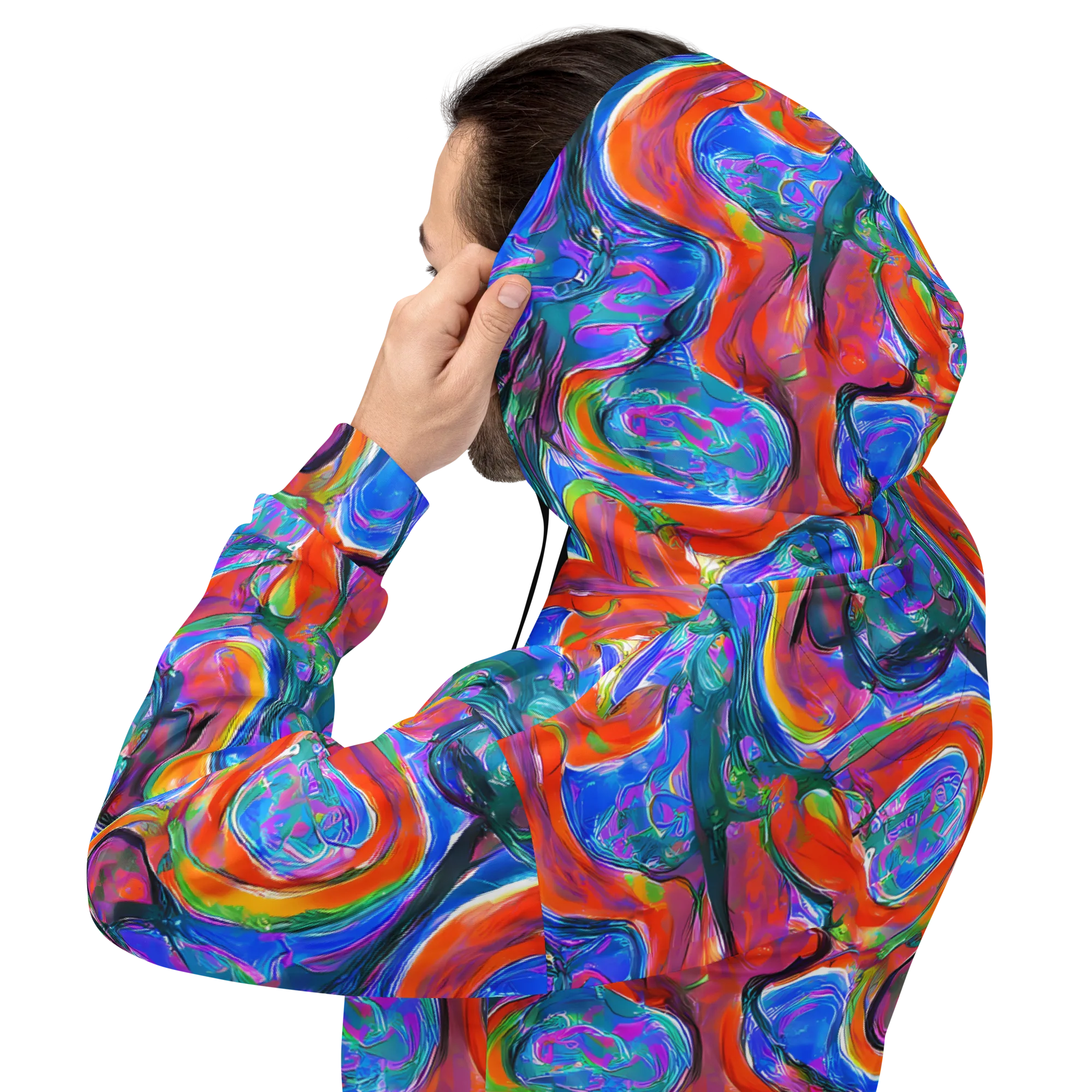 Liquid Spectrum on Hoodie — Back