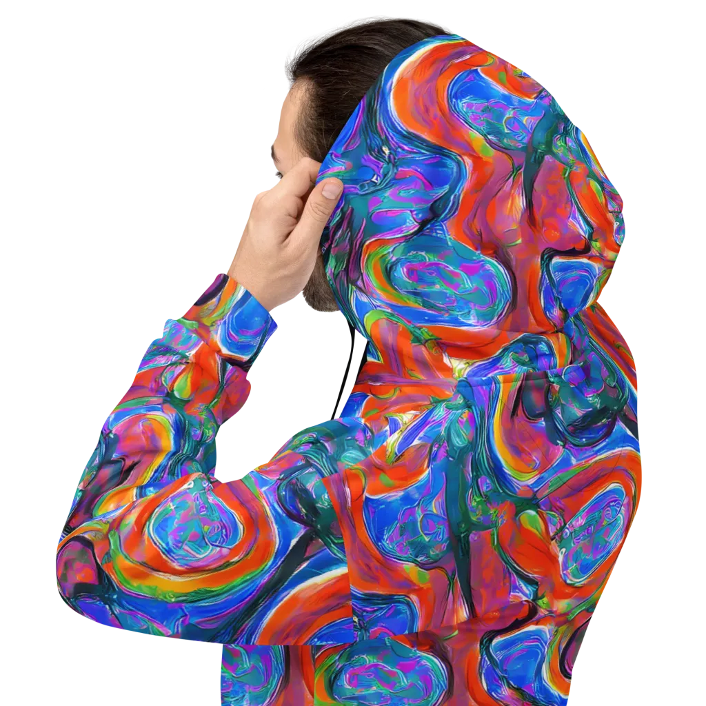 Liquid Spectrum on Hoodie — Back