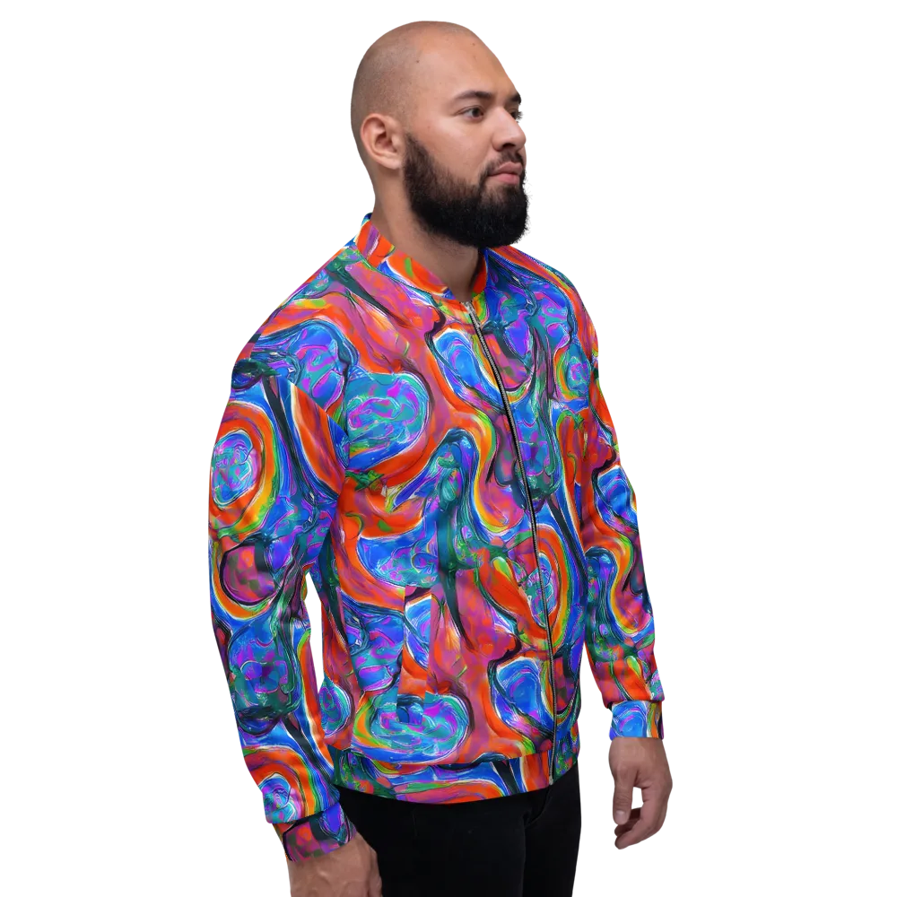 Liquid Spectrum on Bomber Jacket — Right
