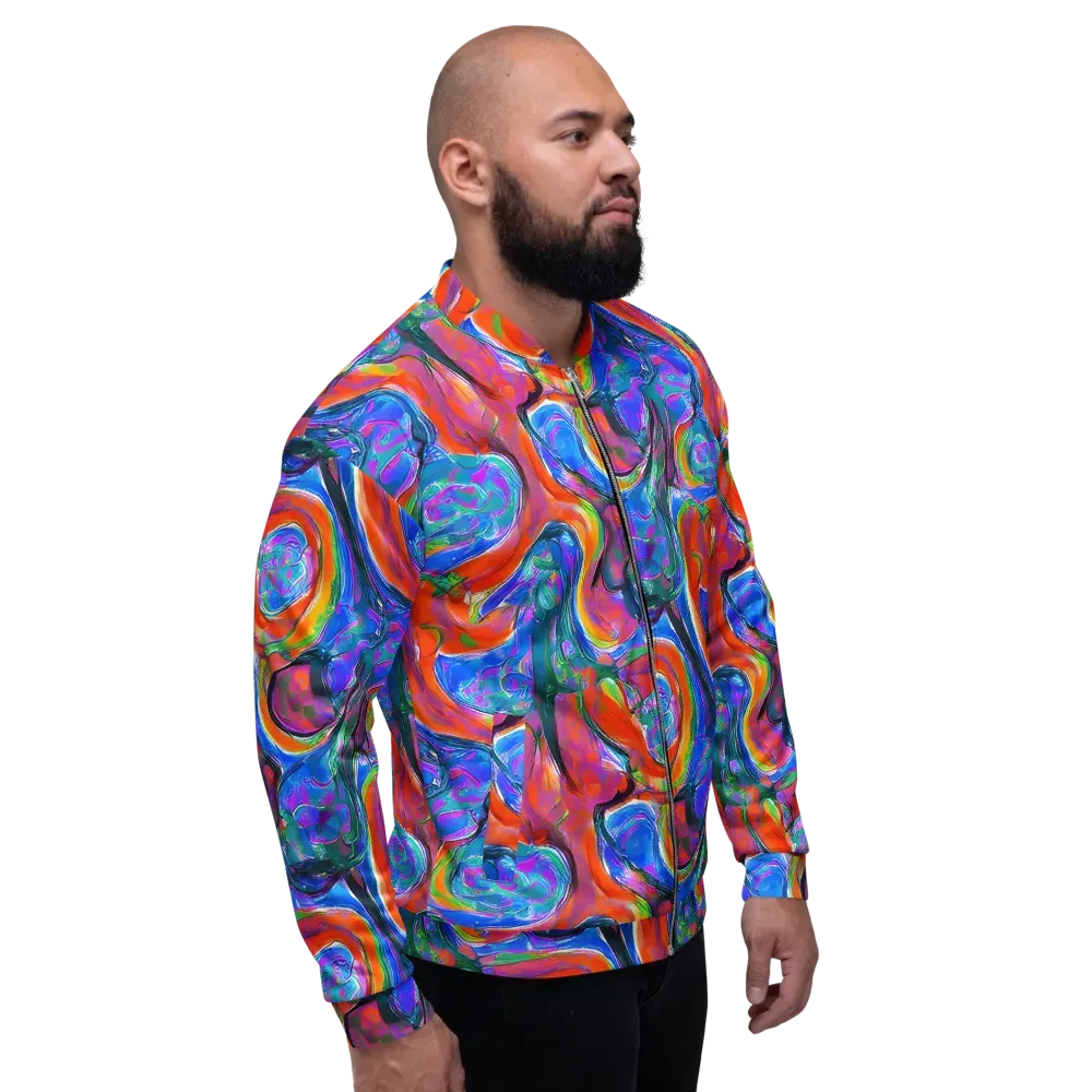 Liquid Spectrum on Bomber Jacket — Right
