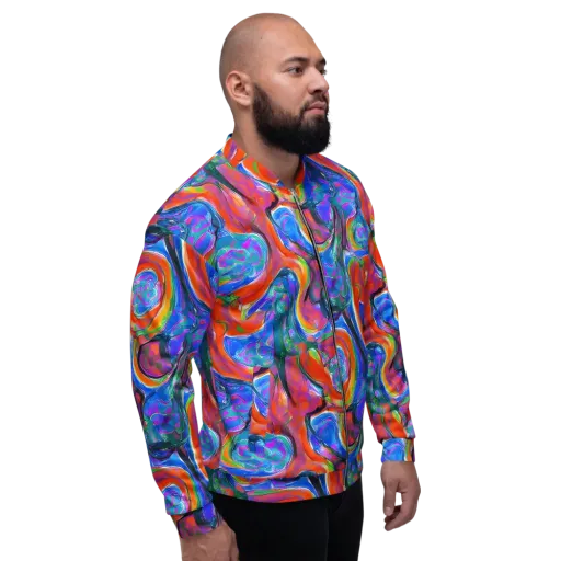 Liquid Spectrum on a Bomber Jacket