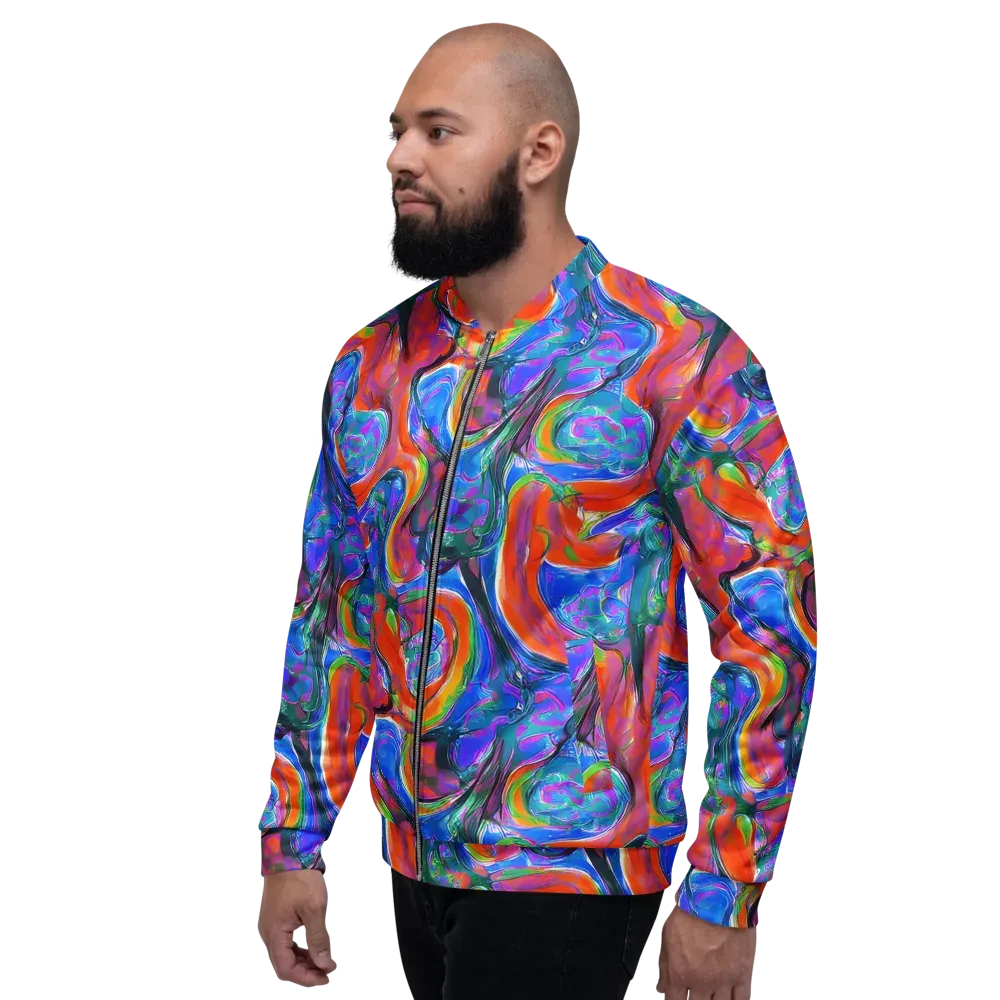 Liquid Spectrum on Bomber Jacket — Left