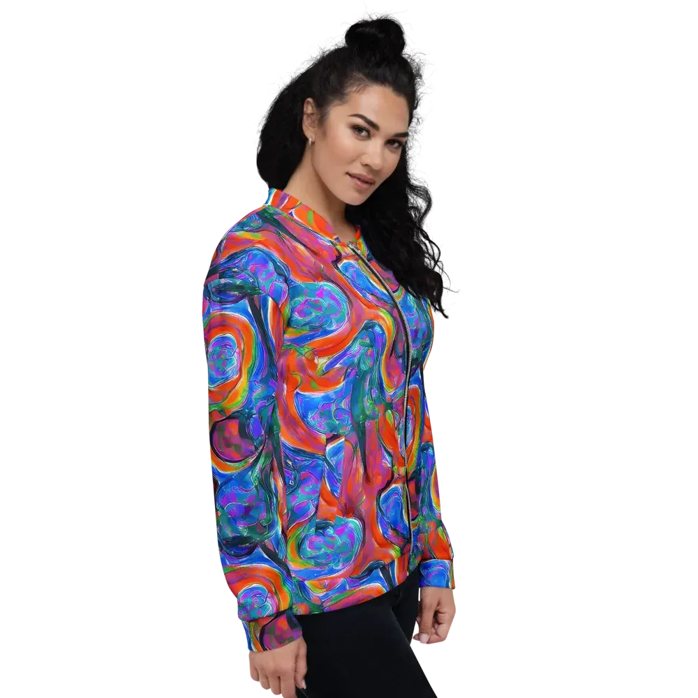 Liquid Spectrum on Bomber Jacket — Right