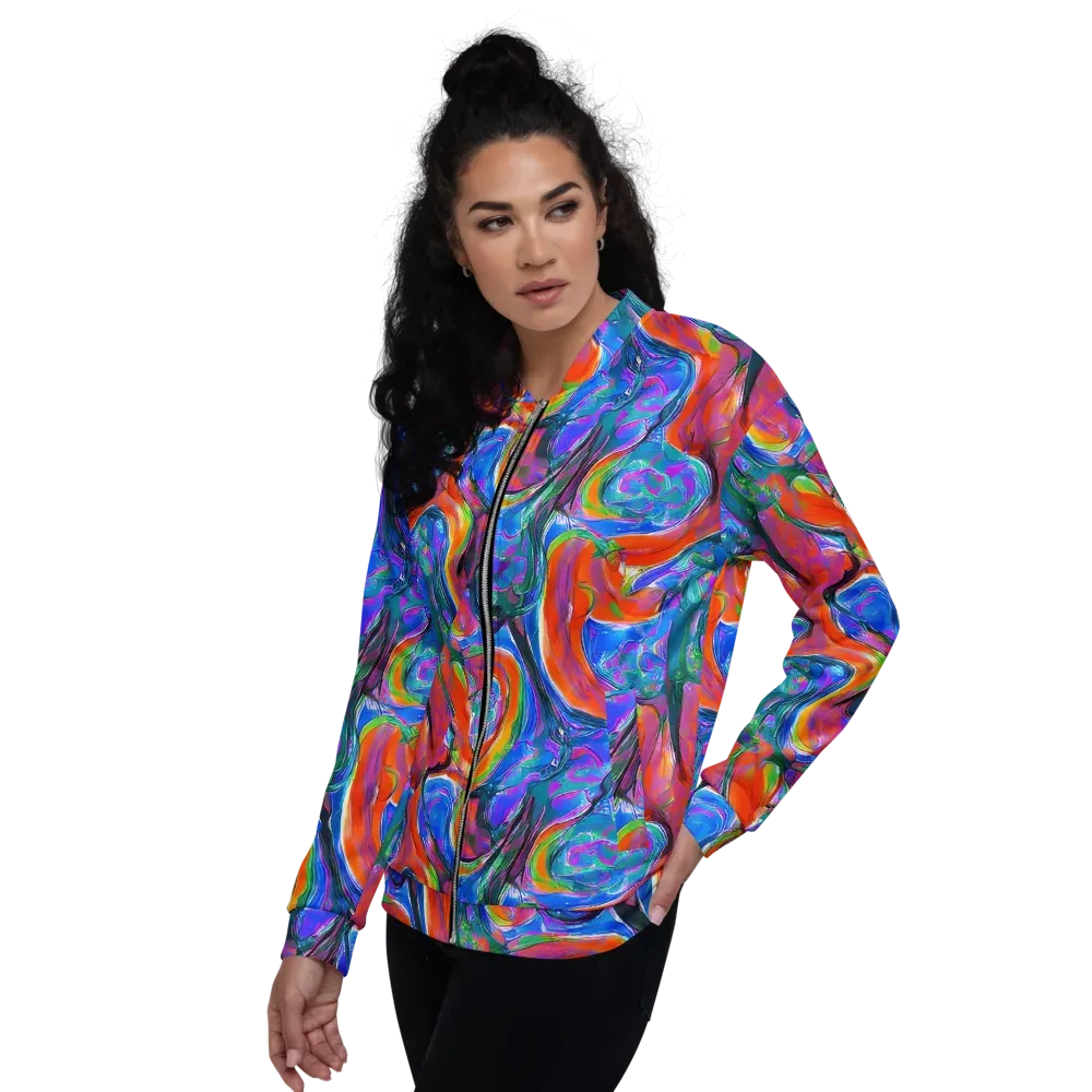 Liquid Spectrum on Bomber Jacket — Left
