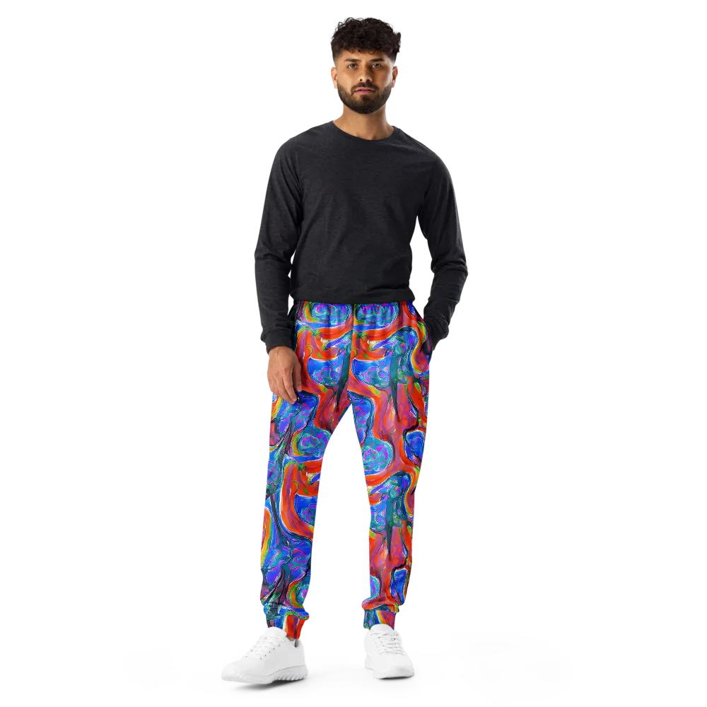 Liquid Spectrum on Men's Joggers — Front