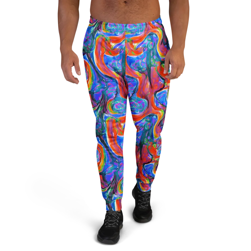Liquid Spectrum on Men's Joggers — Front