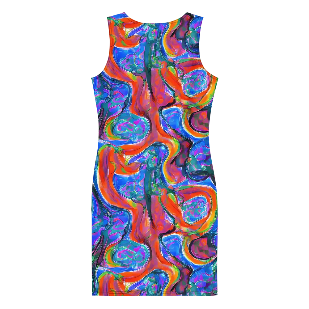 Liquid Spectrum on Bodycon Dress — Back