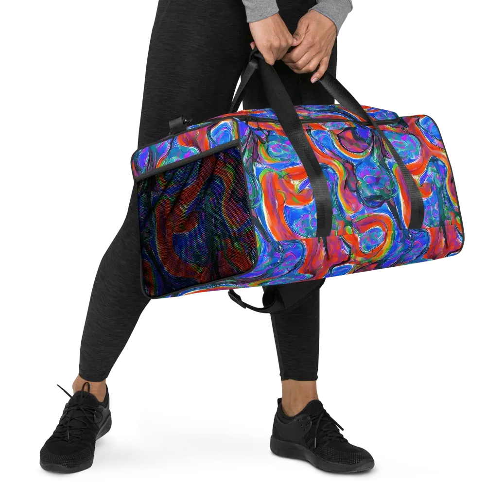 Liquid Spectrum on Duffle Bag — Right Front