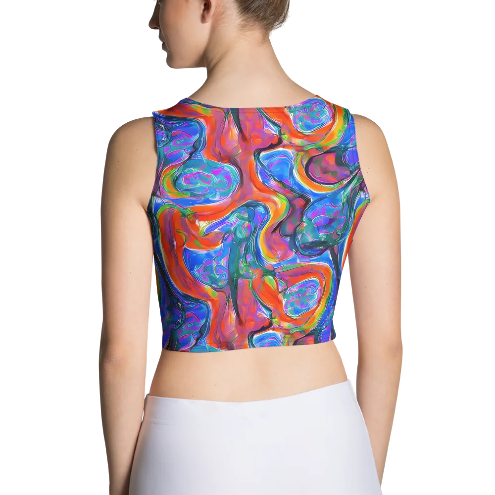 Liquid Spectrum on Crop Top — Back
