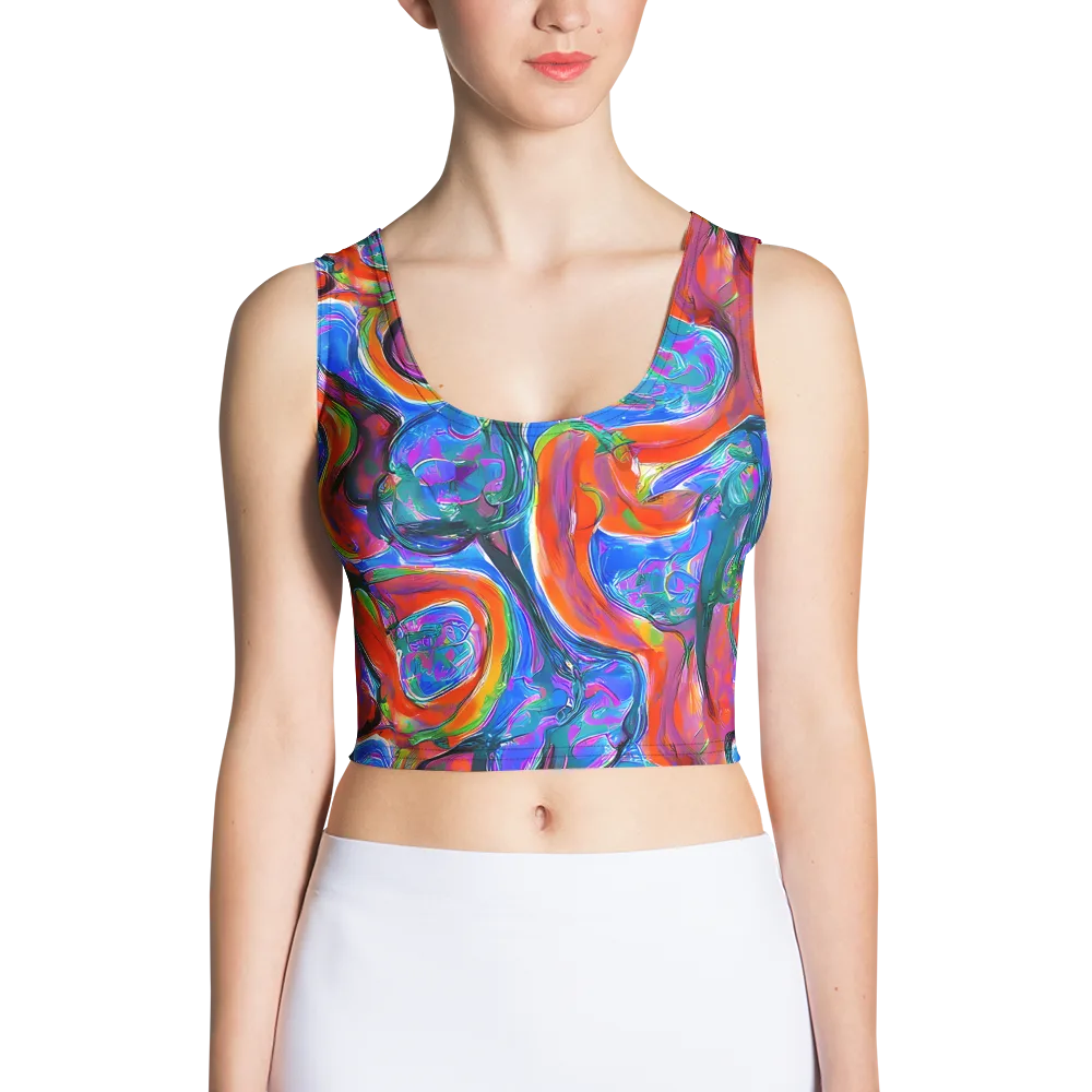 Liquid Spectrum on Crop Top — Front