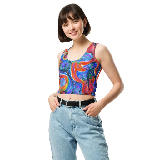 Liquid Spectrum on a Crop Top