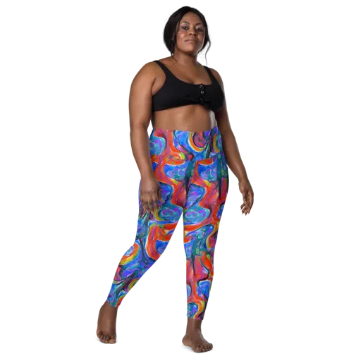 Liquid Spectrum on a Leggings with Pockets