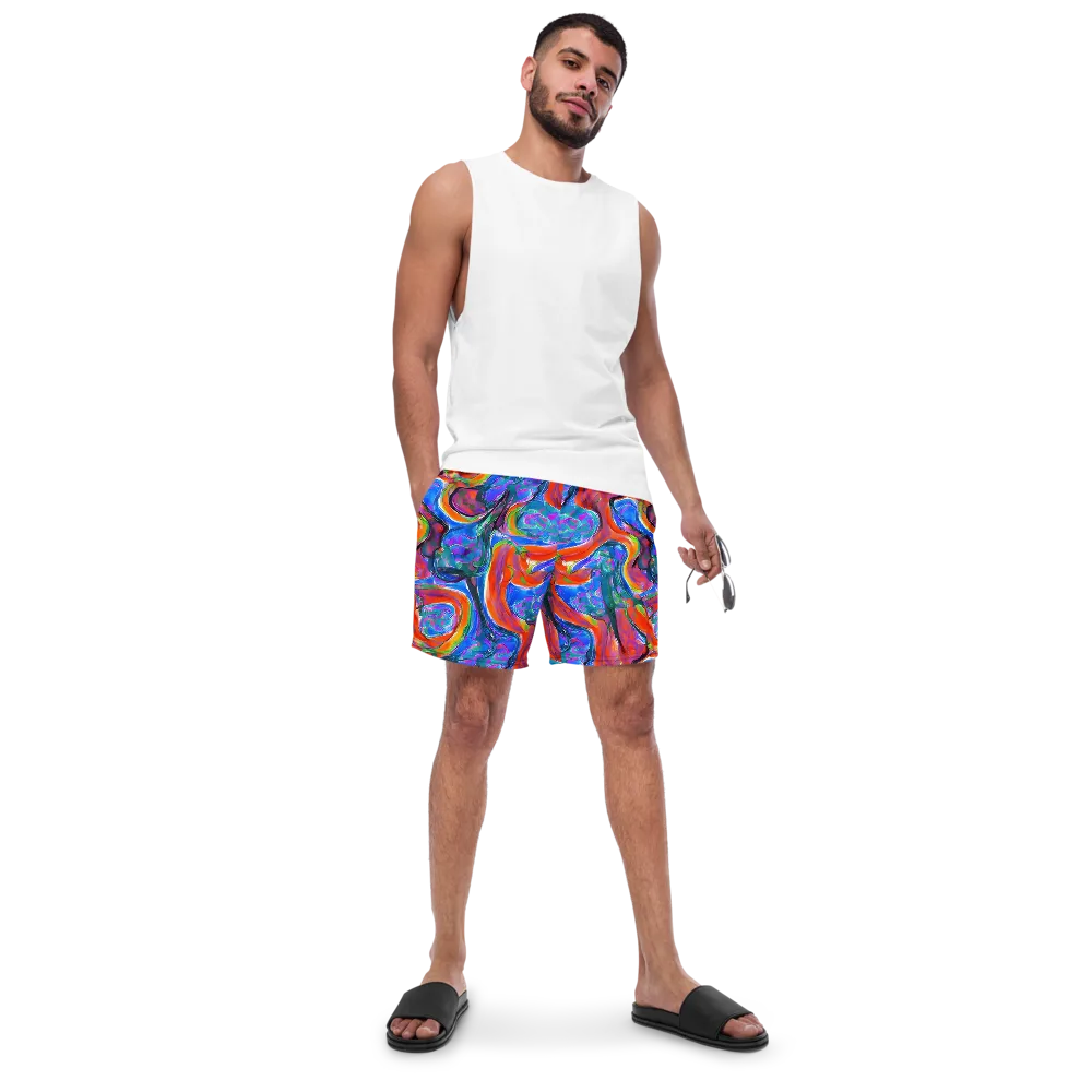 Liquid Spectrum on Swim Trunks — Front