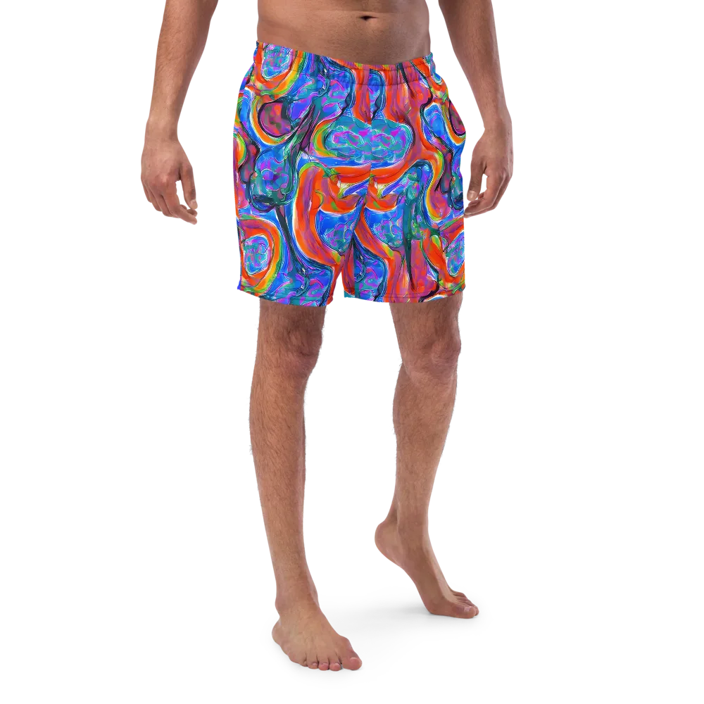 Liquid Spectrum on Swim Trunks — Front