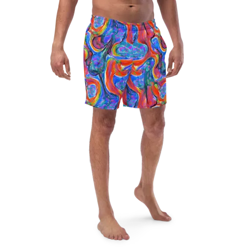 Liquid Spectrum on a Swim Trunks