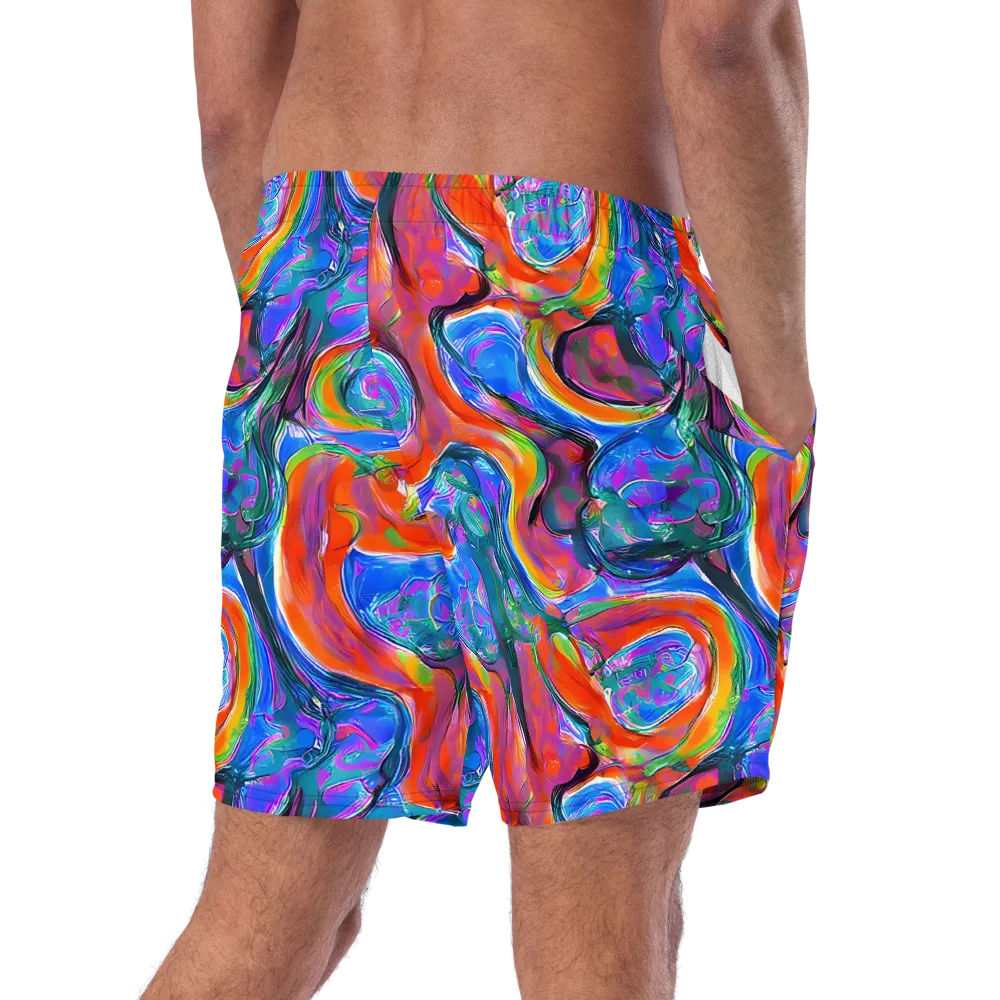 Liquid Spectrum on Swim Trunks — Right Back