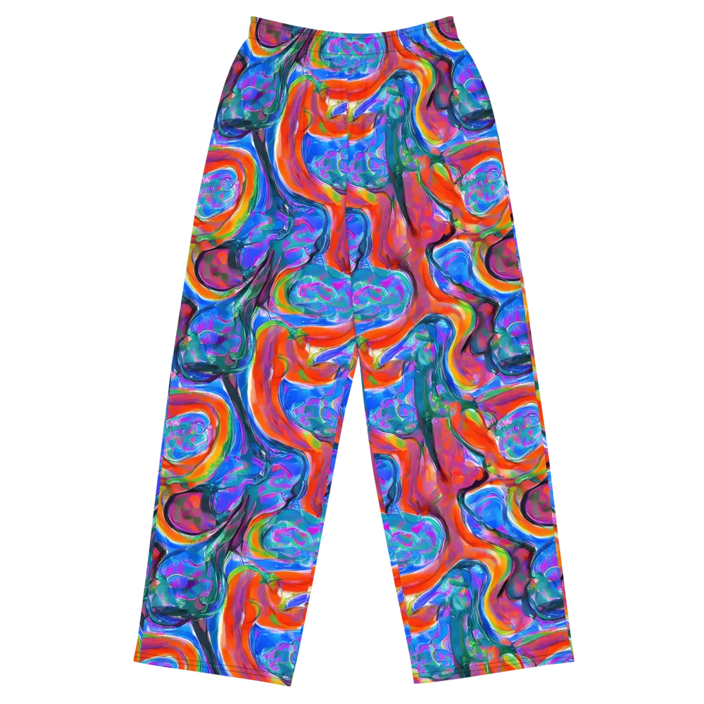 Liquid Spectrum on Wide-Leg Pants — Front