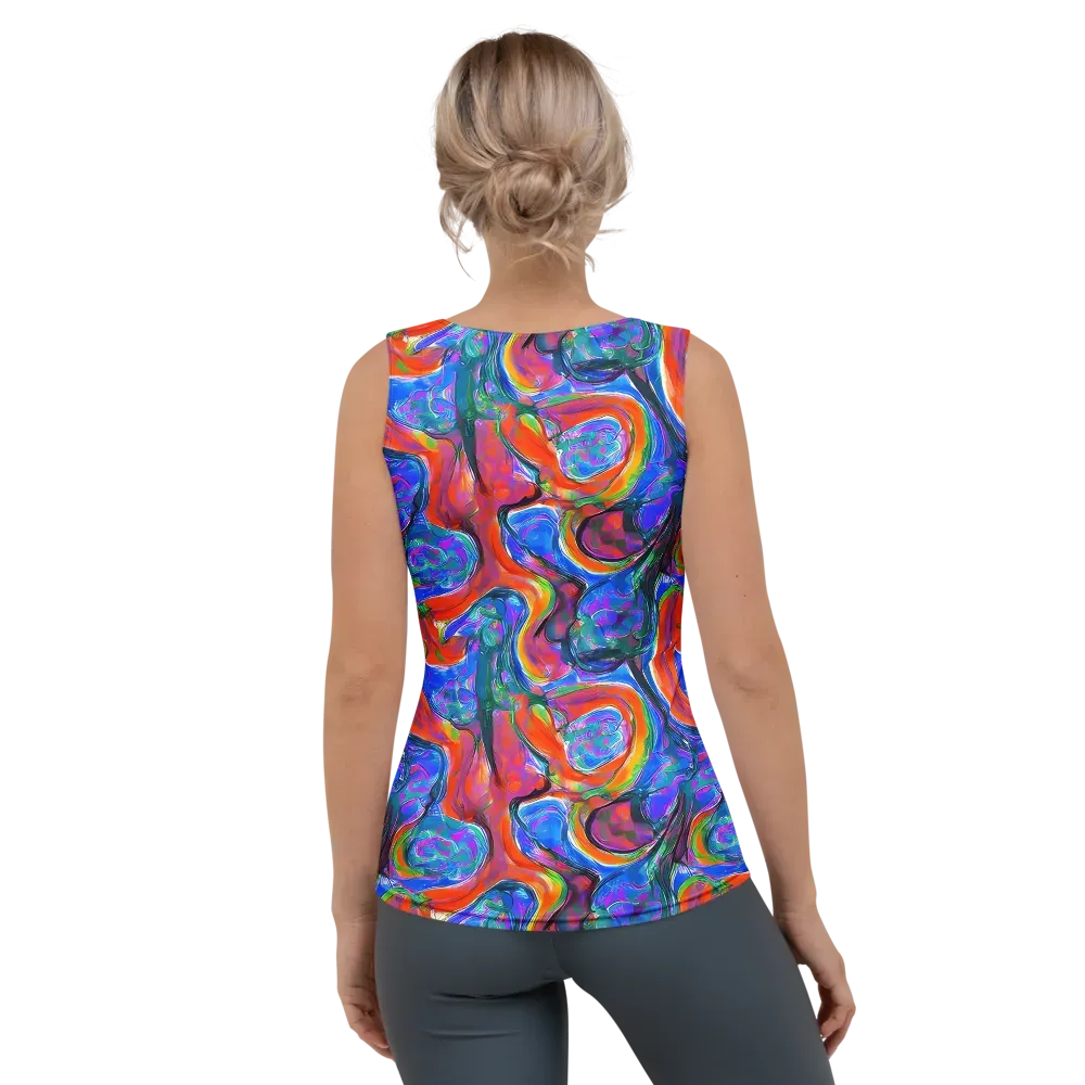 Liquid Spectrum on Women's Tank Top — Back
