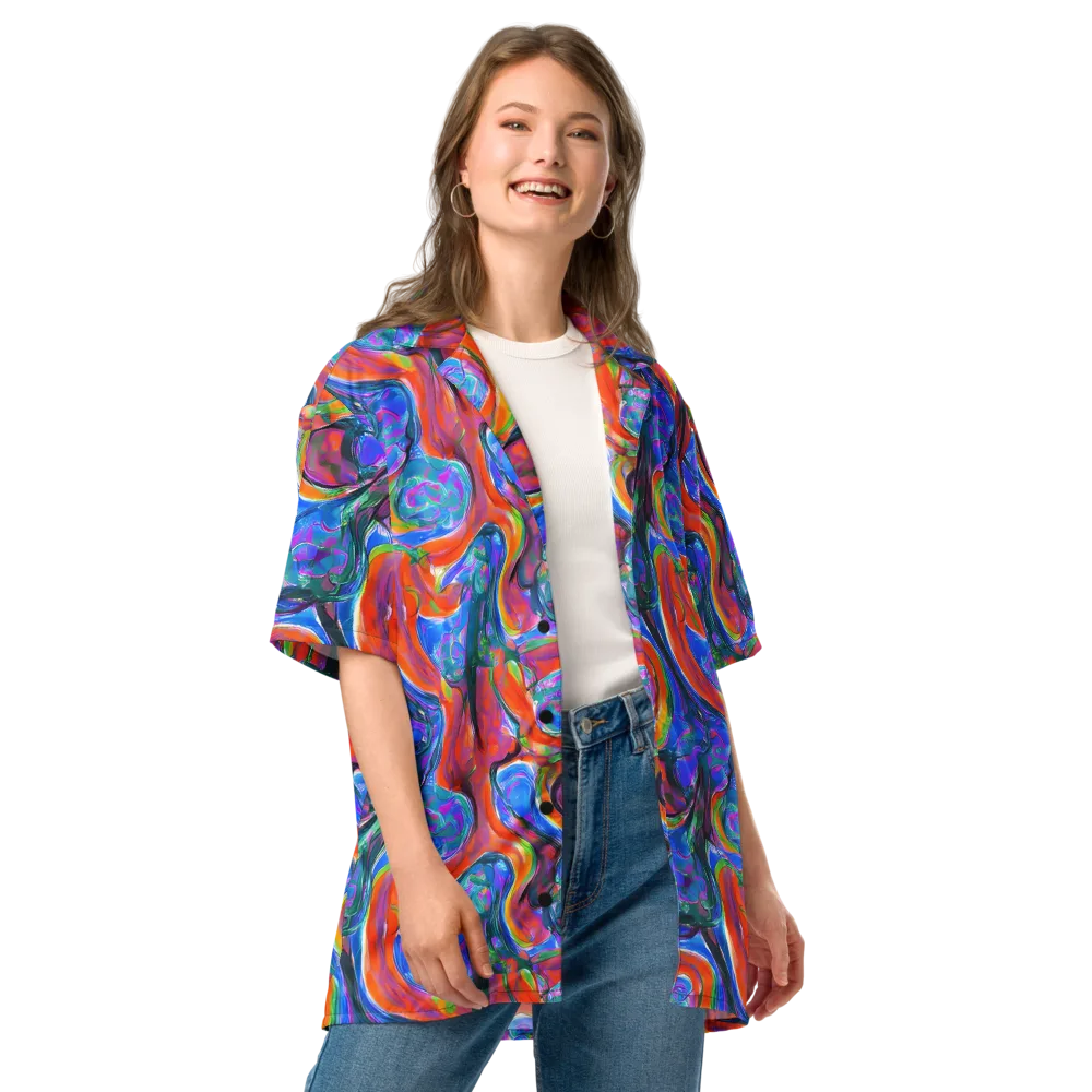 Liquid Spectrum on Button Shirt — Front