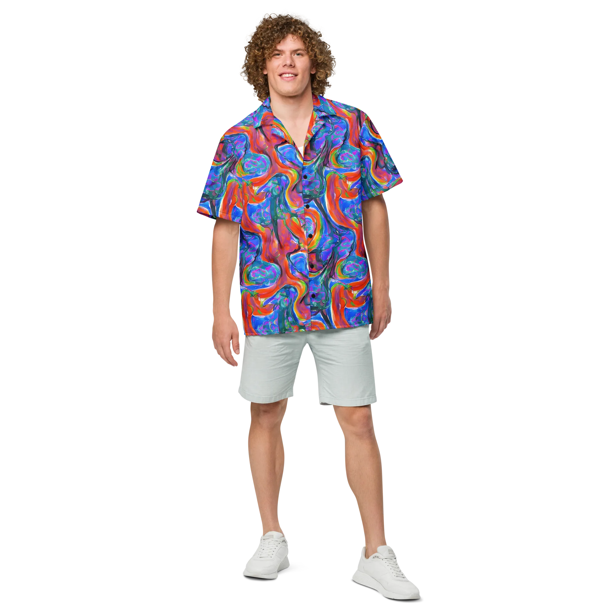 Liquid Spectrum on Button Shirt — Front