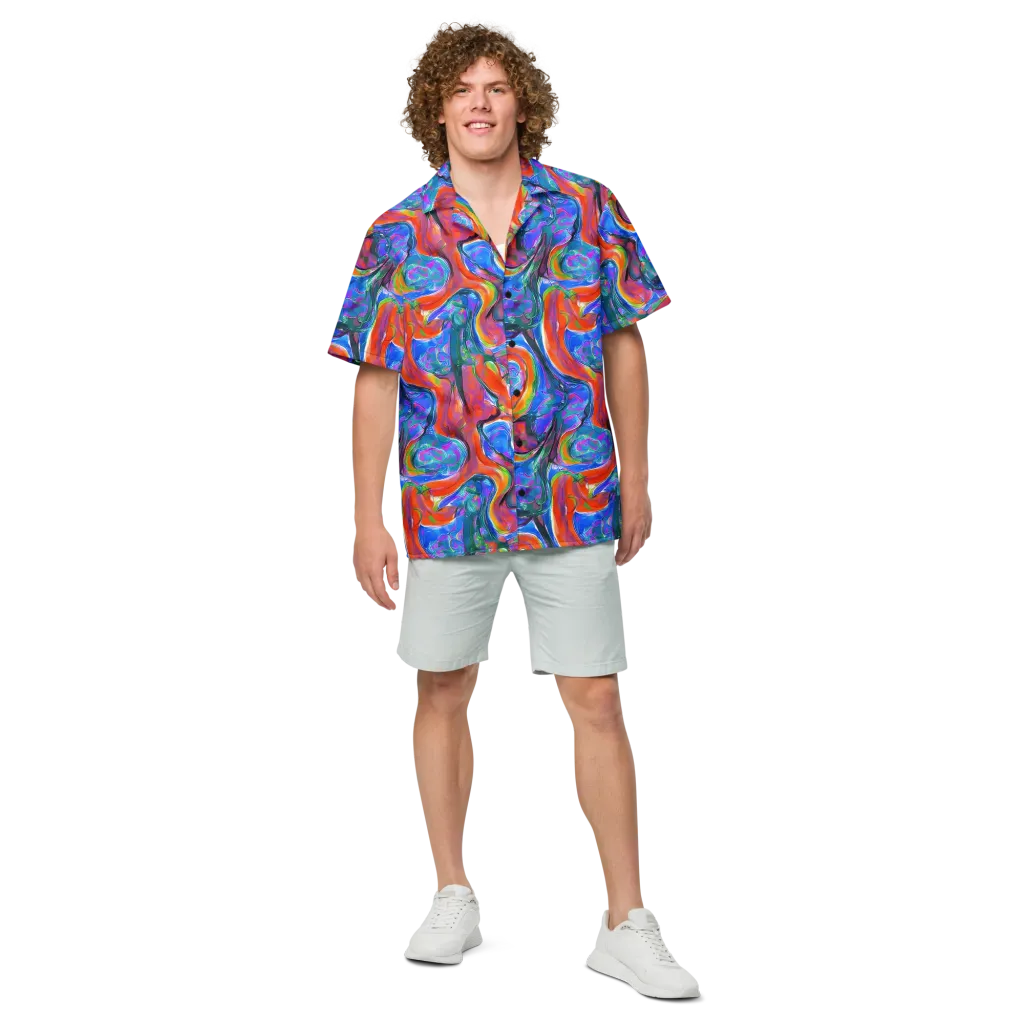 Liquid Spectrum on Button Shirt — Front