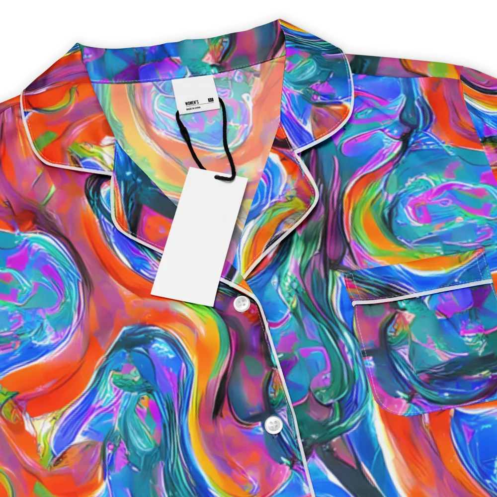 Liquid Spectrum on Women's Short Sleeve Pajama Top — Product details