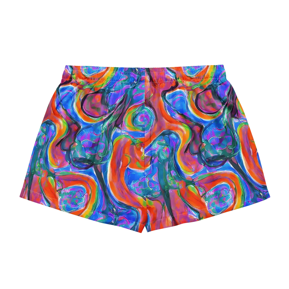 Liquid Spectrum on Women's Pajama Shorts — Back