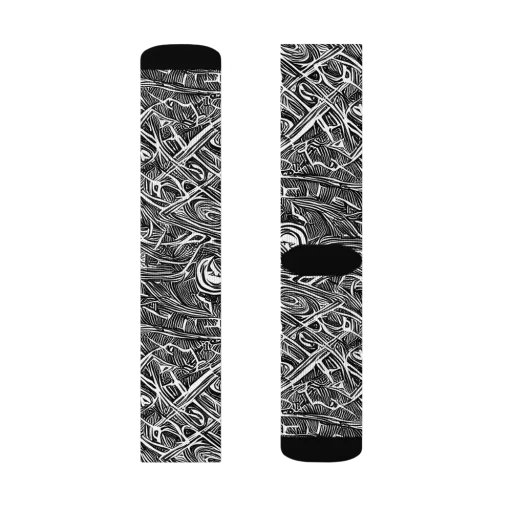 Blackline Rapture on a Socks