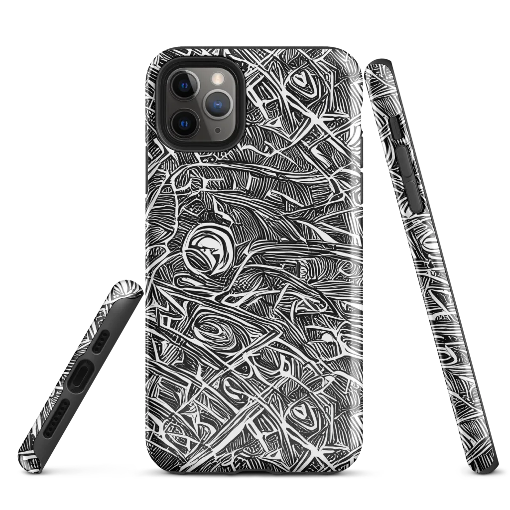 Blackline Rapture on Tough Case for iPhone® — Front