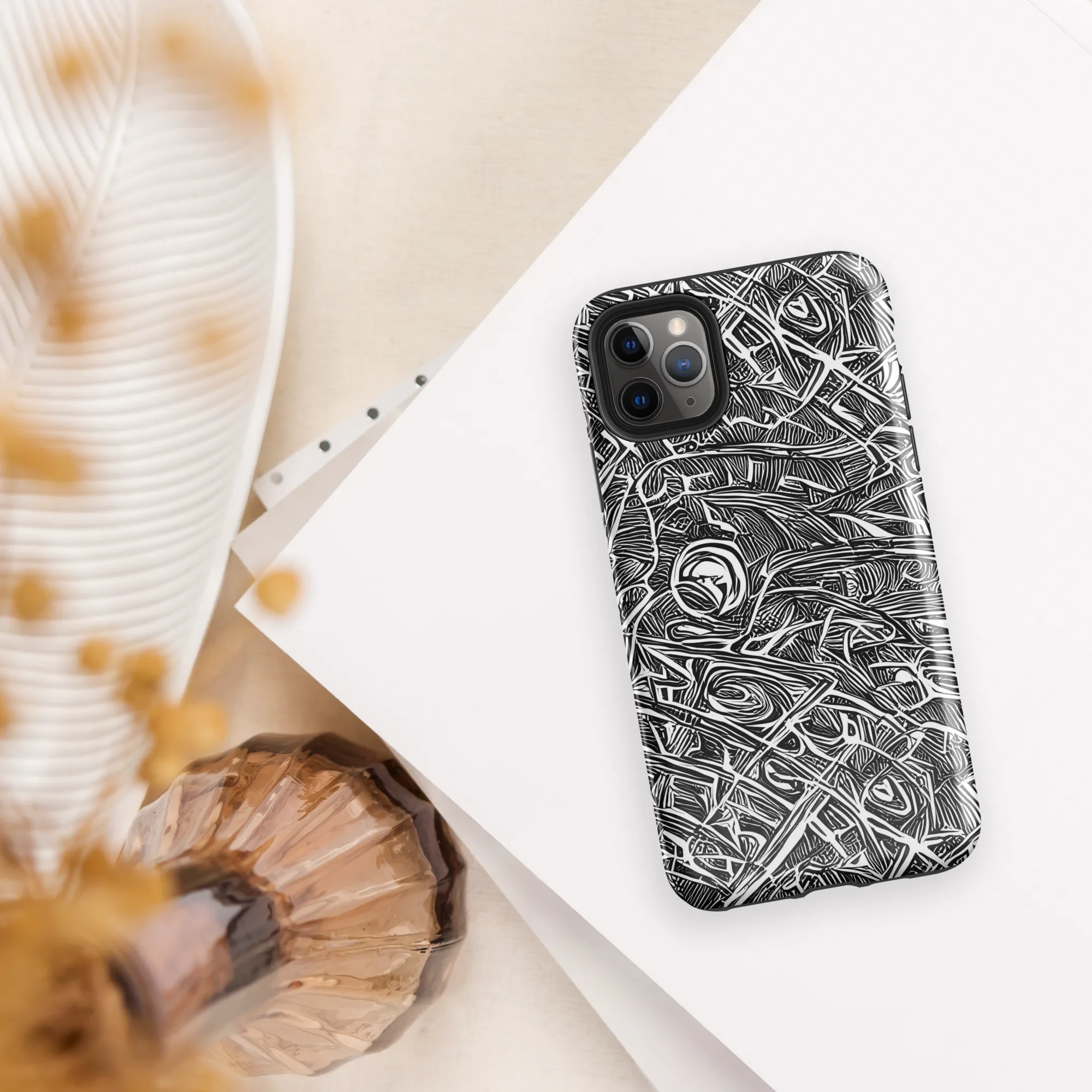 Blackline Rapture on Tough Case for iPhone® — Front