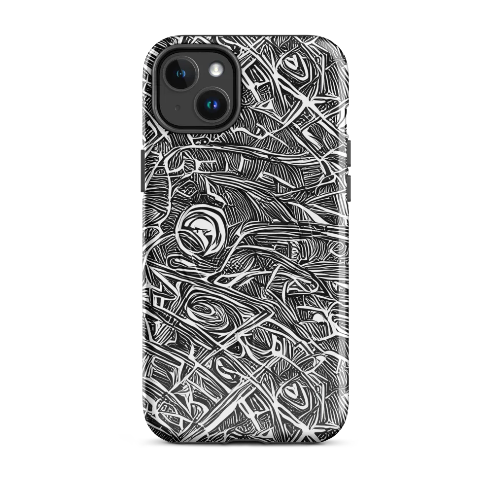 Blackline Rapture on MagSafe Tough Case for iPhone® — Front