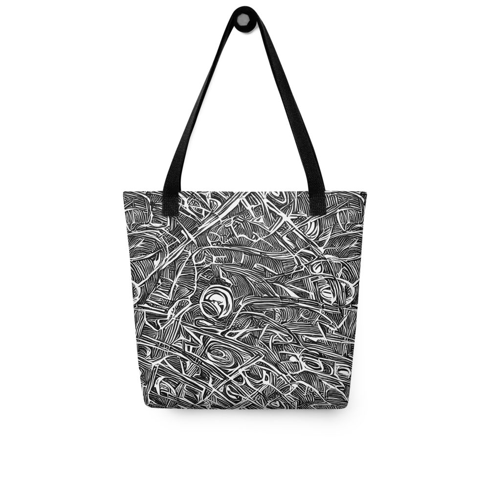 Blackline Rapture on Tote Bag — Front