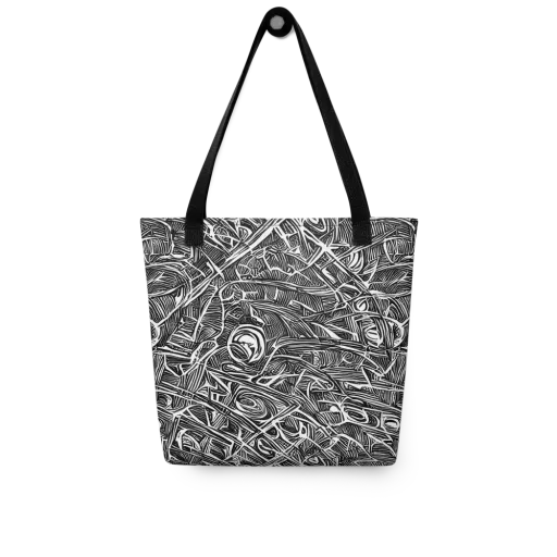 Blackline Rapture on a Tote Bag