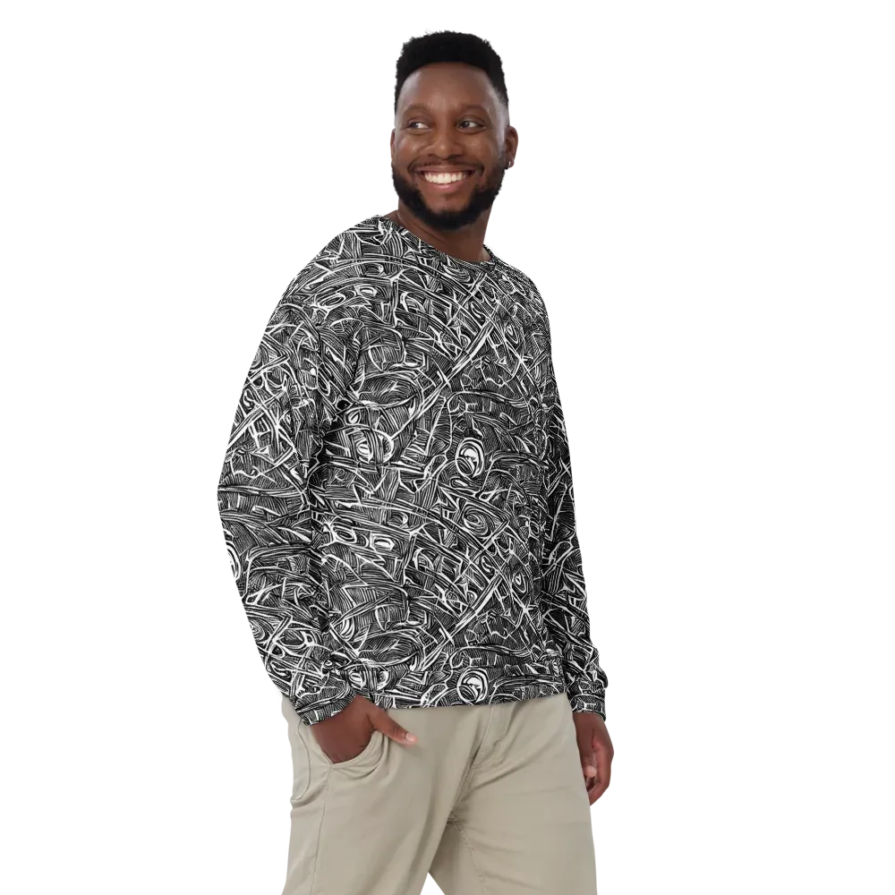Blackline Rapture on Sweatshirt — Front
