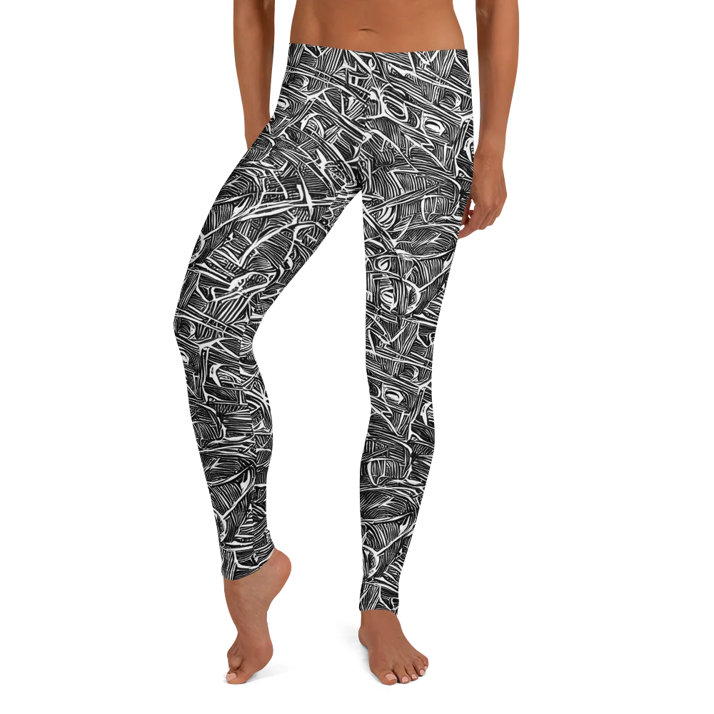 Blackline Rapture on Leggings — Front