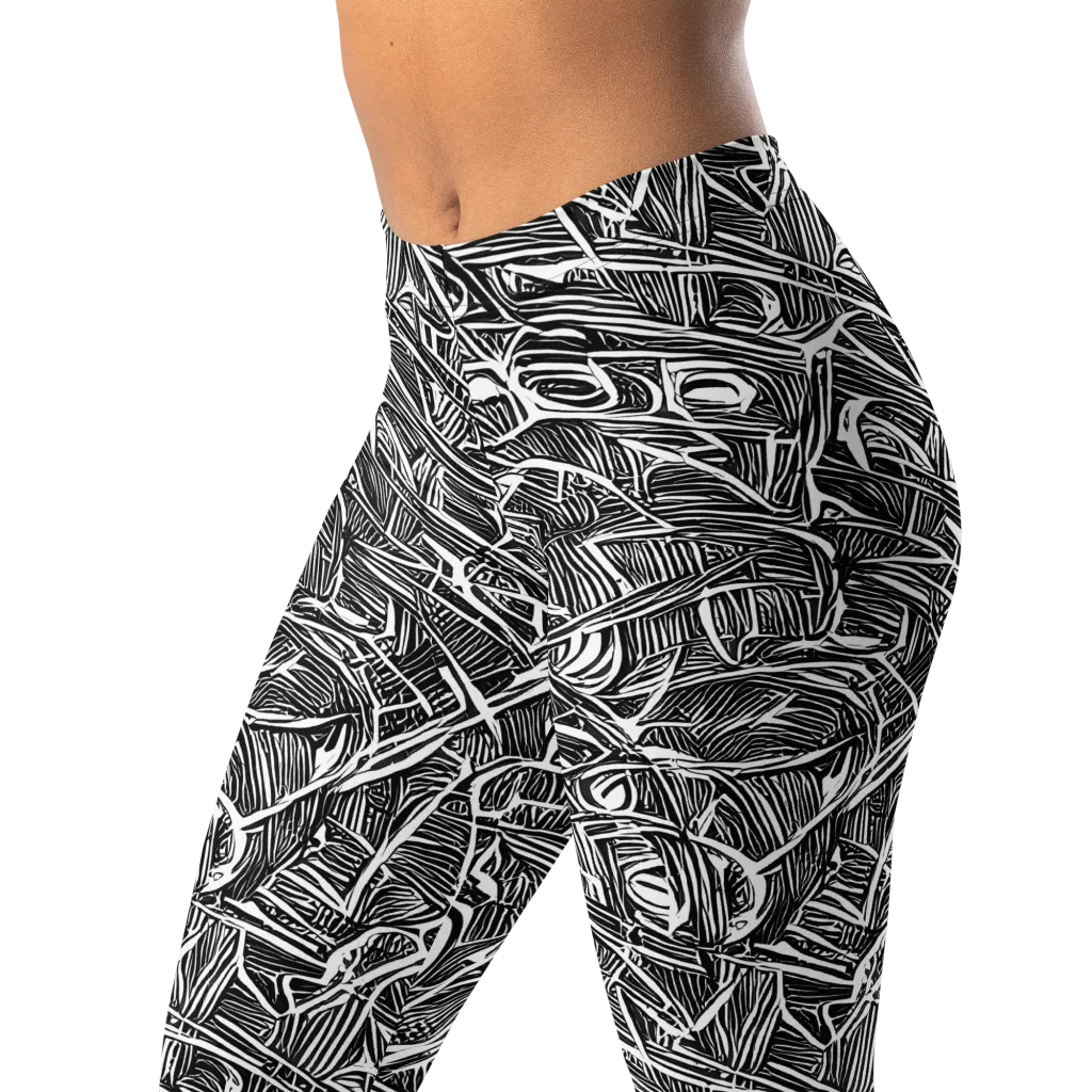 Blackline Rapture on Leggings — Left Front