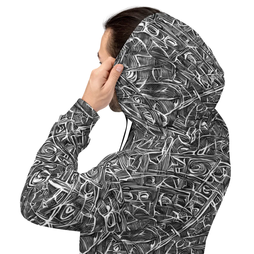 Blackline Rapture on Hoodie — Back